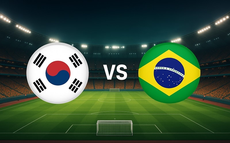 Soi kèo Hàn Quốc vs Brazil 10/10