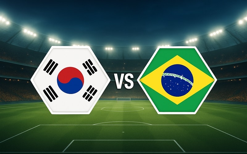 Soi kèo Hàn Quốc vs Brazil 10/10