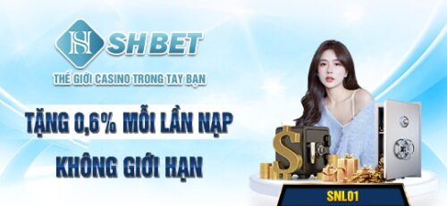 Tặng 0.6% Mỗi Lần Nạp Không Giới Hạn